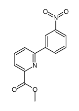 methyl 6-(3-nitrophenyl)pyridine-2-carboxylate结构式