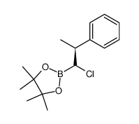 2-((1R,2S)-1-chloro-2-phenylpropyl)-4,4,5,5-tetramethyl-1,3,2-dioxaborolane Structure