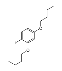 1,5-Dibutoxy-2,4-diiodobenzene结构式