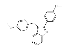 1-(4-Methoxybenzyl)-2-(4-methoxyphenyl)-1H-benzo[d]imidazole结构式