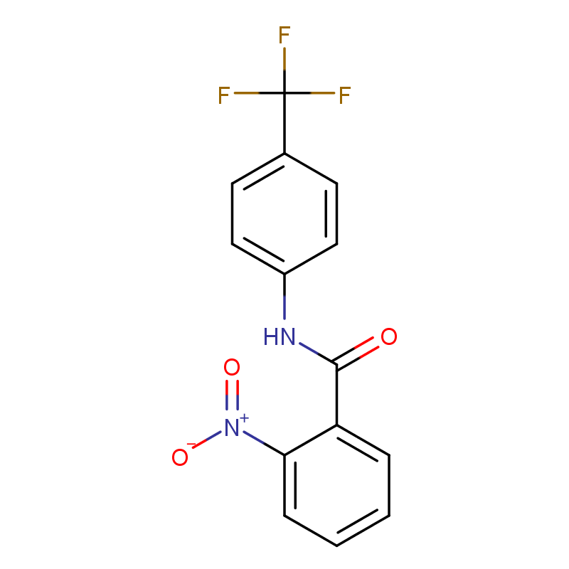 2-nitro-N-[4-(trifluoromethyl)phenyl]benzamide Structure