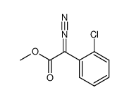 methyl 2-(2-chlorophenyl)-2-diazoacetate结构式