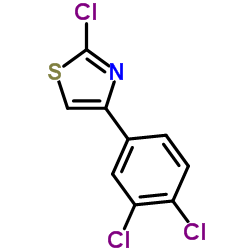 2-CHLORO-4-(3,4-DICHLOROPHENYL)THIAZOLE structure