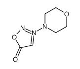 3-morpholin-4-yloxadiazol-3-ium-5-olate结构式