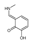 1,2-Benzenediol, 3-[(E)-(methylimino)methyl]- (9CI) Structure