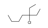 3-Chloro-3-ethylheptane Structure