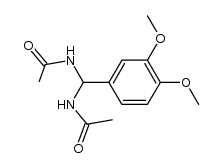 N,N'-veratrylidene-bis-acetamide结构式