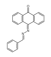 9-benzylidenehydrazono-10-anthrone结构式