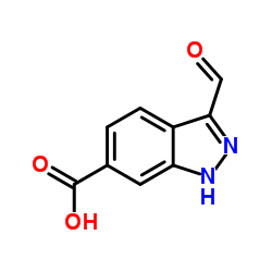 3-Formyl-1H-indazole-6-carboxylic acid picture