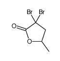 3,3-dibromodihydro-5-methylfuran-2(3H)-one结构式