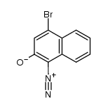 4-bromo-2-hydroxy-naphthalene-1-diazonium-betaine结构式