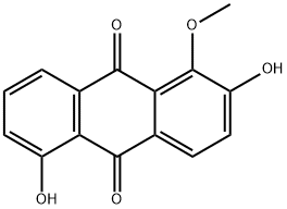 5-Hydroxyalizarin 1-methyl ether Structure
