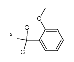 1-(dichloromethyl-d)-2-methoxybenzene结构式