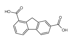 fluorene-1,7-dicarboxylic acid结构式