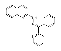 N-[(phenyl-pyridin-2-yl-methylidene)amino]quinolin-2-amine Structure