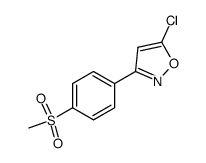 5-Chloro-3-(4-methanesulfonyl-phenyl)-isoxazole结构式