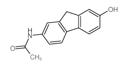 Acetamide,N-(7-hydroxy-9H-fluoren-2-yl)- structure