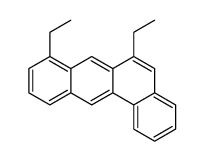 Benz(a)anthracene, 6,8-diethyl- Structure