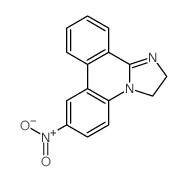 7-nitro-2,3-dihydroimidazo[1,2-f]phenanthridine结构式