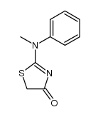 2-(N-methyl-anilino)-thiazol-4-one Structure