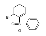 (6-bromocyclohexen-1-yl)sulfonylbenzene Structure