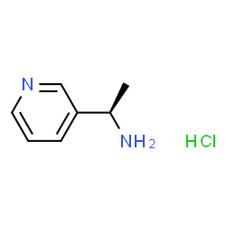 (R)-1-(吡啶-3-基)乙胺二盐酸盐结构式