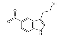 2-(5-nitro-1H-indol-3-yl)ethanol结构式