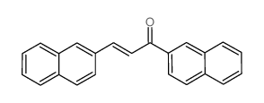 2-Propen-1-one, 1,3-di-2-naphthalenyl- (en) Structure
