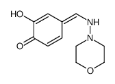 2-hydroxy-4-[(morpholin-4-ylamino)methylidene]cyclohexa-2,5-dien-1-one Structure
