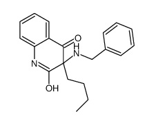 3-(benzylamino)-3-butyl-1H-quinoline-2,4-dione Structure