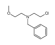 N-benzyl-N-(2-chloroethyl)-2-methoxyethanamine结构式
