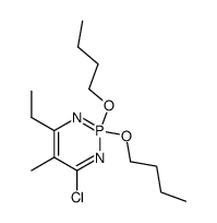 2,2-dibutoxy-4-chloro-6-ethyl-5-methyl-2λ5-[1,3,2]diazaphosphinine Structure
