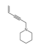 1-(pent-4-en-2-yn-1-yl)piperidine结构式