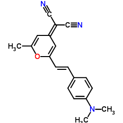 4-(dicyanomethylene)-2-methyl-6-(4-(dimethylamino)styryl)-4H-pyran Structure