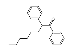 α-hexyl deoxybenzoin Structure
