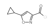 3-Isoxazolecarbonyl chloride, 5-cyclopropyl- (9CI) picture