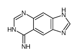 1H-Imidazo[4,5-g]quinazolin-8-amine(9CI) structure