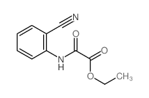ethyl (2-cyanophenyl)carbamoylformate Structure