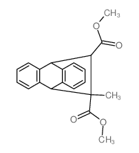 9,10-Ethanoanthracene-11,12-dicarboxylicacid, 9,10-dihydro-11-methyl-, dimethyl ester, cis- (9CI)结构式