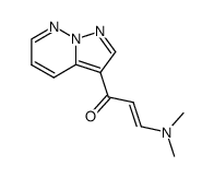 (2E)-3-(dimethylamino)-1-pyrazolo[1,5-b]pyridazin-3-ylprop-2-en-1-one结构式
