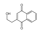 2-(2-hydroxyethyl)naphthalene-1,4-dione结构式