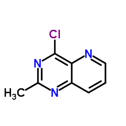 4-氯-2-甲基吡啶并[3,2-d]嘧啶结构式