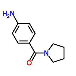 4-(1-pyrrolidinylcarbonyl)aniline Structure