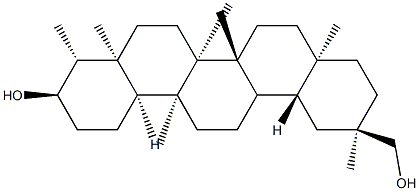 D:A-Friedooleanane-3α,29-diol structure