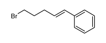 (E)-(5-bromopent-1-en-1-yl)benzene Structure