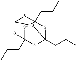 1,3,5-Tripropyl-2,4,6,8,9,10-hexathiaadamantane structure