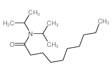 Decanamide,N,N-bis(1-methylethyl)- Structure