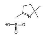 (5,5-dimethyl-3,4-dihydropyrrol-2-yl)methanesulfonic acid Structure