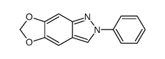 2-phenyl-[1,3]dioxolo[4,5-f]indazole结构式