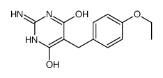 2-amino-5-[(4-ethoxyphenyl)methyl]-4-hydroxy-1H-pyrimidin-6-one Structure